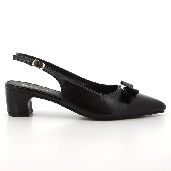Pierre Cardin Sade Slingback Heels - Black-Pierre Cardin-Buy shoes online