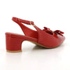 Pierre Cardin Sade Slingback Heels - Red