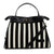 Pierre Cardin Safiya Satchel - Black/White