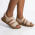 Pierre Cardin Satin 2 Sandals - Nude