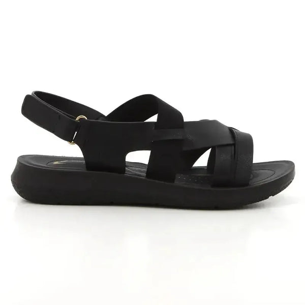 Pierre Cardin Satin 3 Sandals - Black
