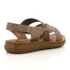 Pierre Cardin Satin 3 Sandals - Bronze