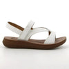 Pierre Cardin Satin Flat Sandal - White