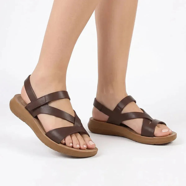 Pierre Cardin Satin Sandal - Brown