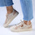 Pierre Cardin Scarlett Printed Sneaker - Beige-Pierre Cardin-Buy shoes online