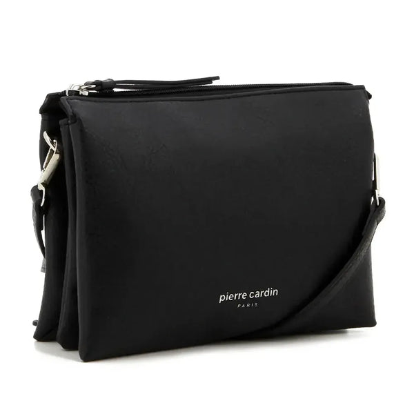 Pierre Cardin Serena Pouch Crossbody Bag - Black