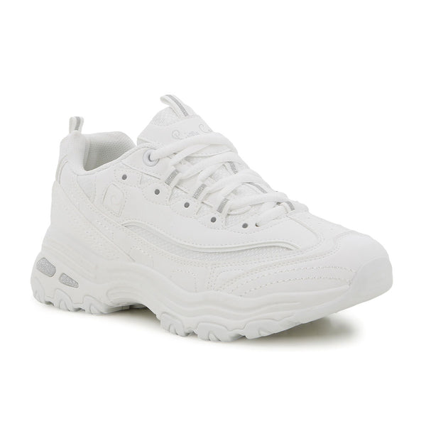 Pierre Cardin Sirene 1 Lace Up Sneaker- White/Grey