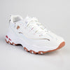 Pierre Cardin Sirene 3 Lace Up Sneaker- White/Rose Gold