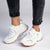 Pierre Cardin Sirene 3 Lace Up Sneaker- White/Rose Gold