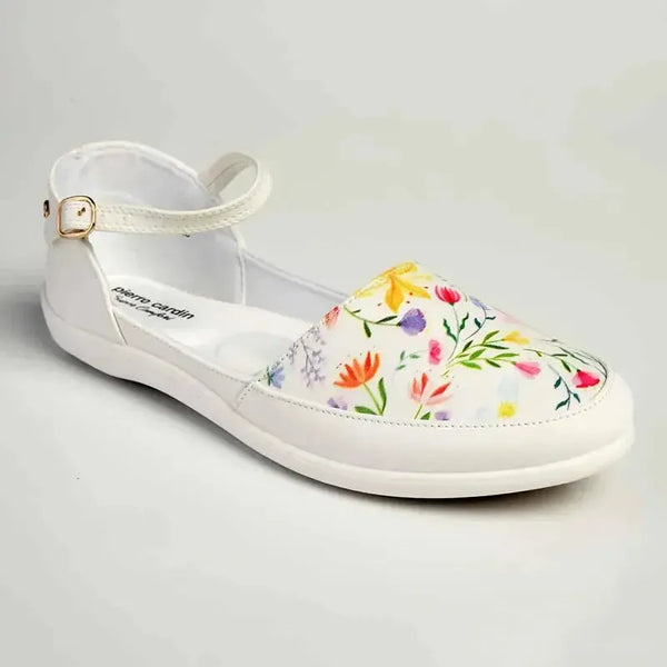 Pierre Cardin St Tropez 9 Loafer - White Floral