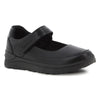 Pierre Cardin Velcro Strap Flat - Black
