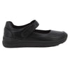 Pierre Cardin Velcro Strap Flat - Black