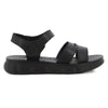 Pierre Cardin Velcro Strappy Sandal - Black