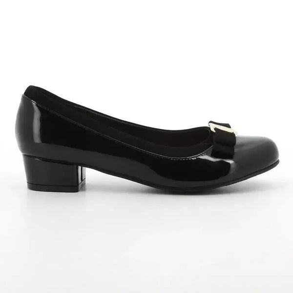 Pierre Cardin Viera Block Heel Court - Black
