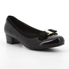 Pierre Cardin Viera Block Heel Court - Black