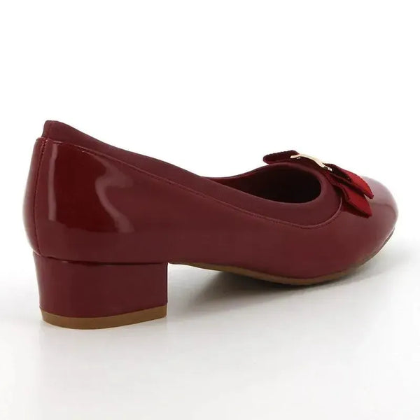 Pierre Cardin Viera Block Heel Court - Red