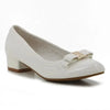 Pierre Cardin Viera Block Heel Court - White