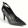 Pierre Cardin Vivian Ankle Strap Court Heels - Black