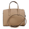 Pierre Cardin Vivian Structured Satchel - Beige