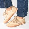 Pierre Cardin Wembi 1 Lace Up Sneaker - Beige Multi
