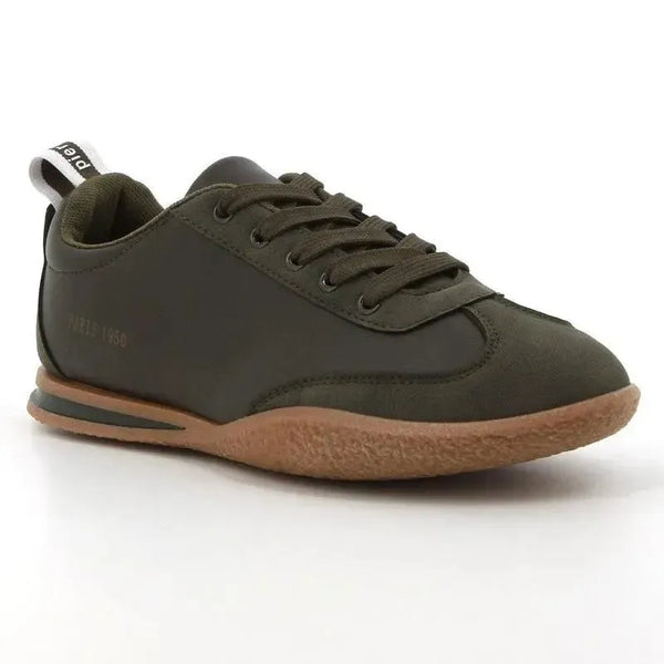 Pierre Cardin Wembi 2 Ladies Lace Up Sneaker - Olive