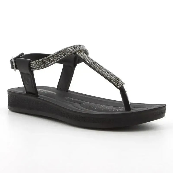 Pierre Cardin Yana Sandal - Black