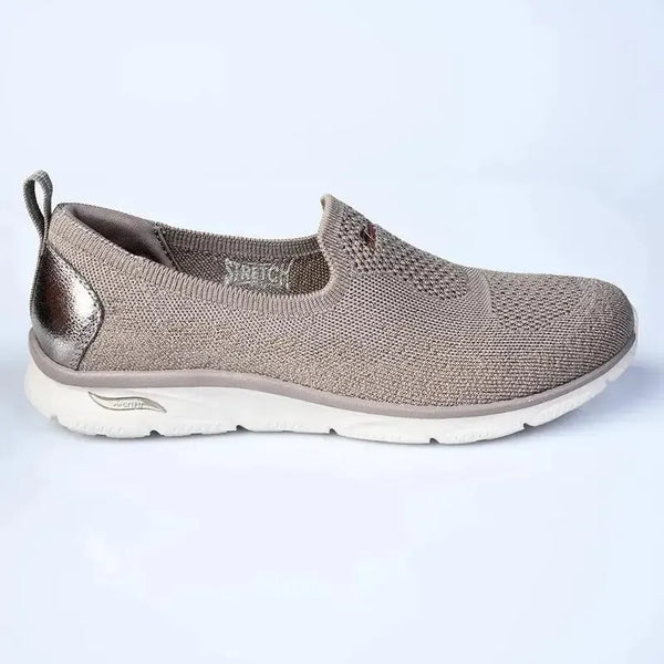 Skechers Arch Fit Sunny Slip On Sneaker - Taupe