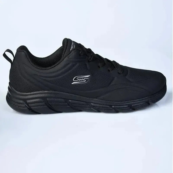 Skechers Bobs Flex LO Lace Sneaker - Black