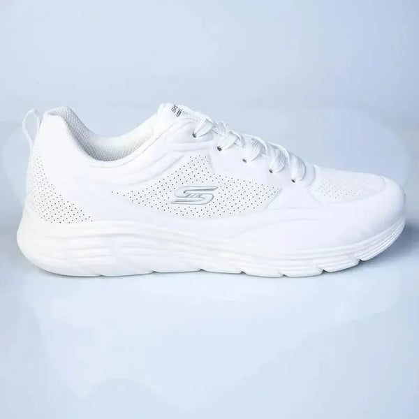 Skechers Bobs Flex LO Lace Sneaker - White