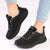Skechers Bobs Moda Flex Lace Sneaker - Black