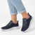 Skechers Bobs Moda Flex Lace Sneaker - Dark Navy