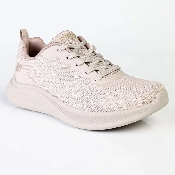 Skechers Bobs Moda Flex Lace Sneaker - Taupe
