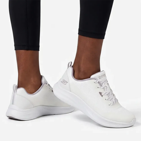 Skechers Bobs Moda Flex Lace Sneaker - White