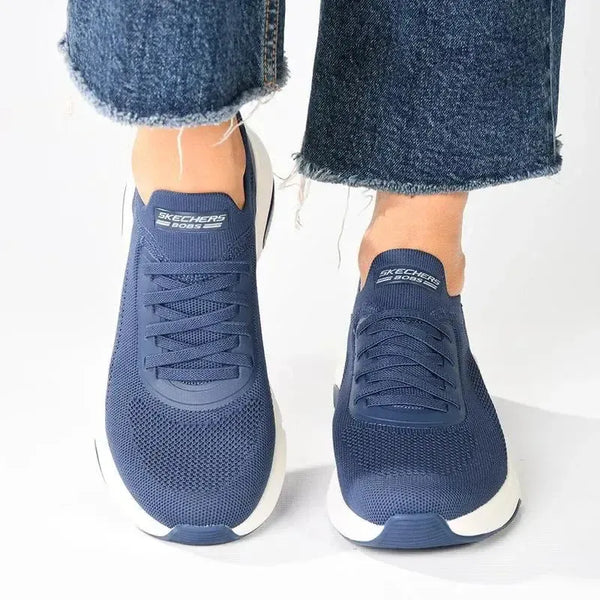 Skechers Bobs Sparrow Flex Sports Sneaker - Navy
