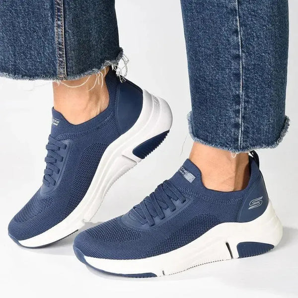 Skechers Bobs Sparrow Flex Sports Sneaker - Navy