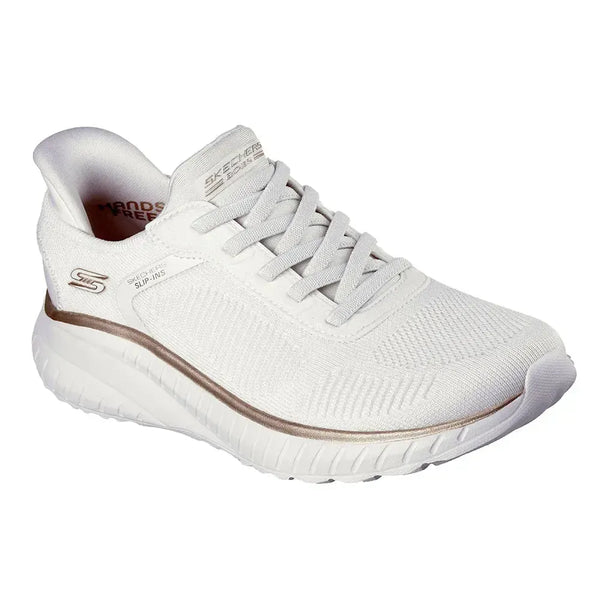 Skechers Bobs Squad Chaos Sneaker - White Gold