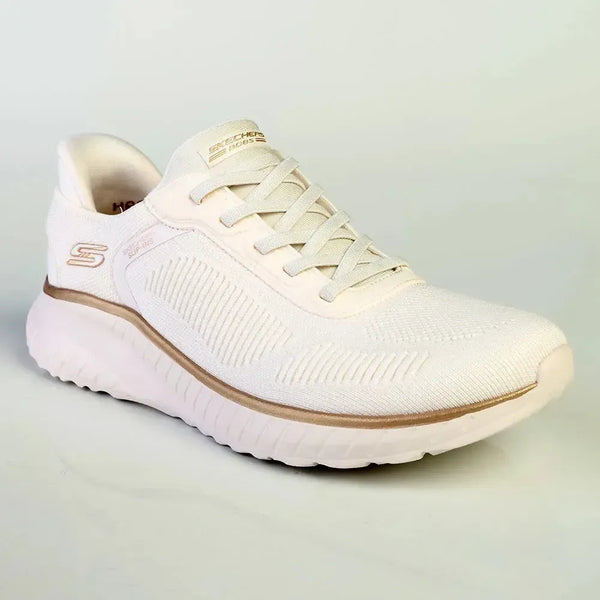 Skechers Bobs Squad Chaos Sneaker - White Gold