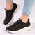 Skechers Contour Foam Sneaker - Black Rose