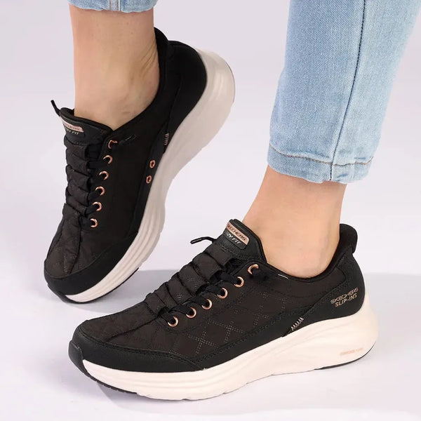 Skechers Contour Foam Sneaker - Black Rose