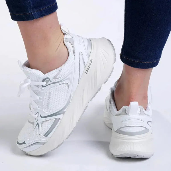 Skechers Edgeride Lace Up Sneaker - White