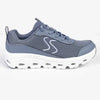 Skechers Glide Step Sneaker - Silver/ Tan