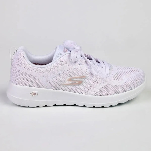 Skechers Go Walk Joy Sneaker - White Rose Gold