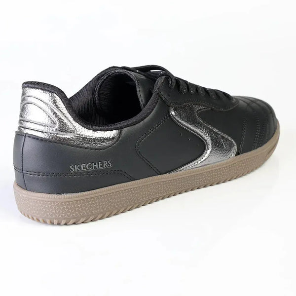 Skechers Hotshot Classic Court Sneaker - Black Silver