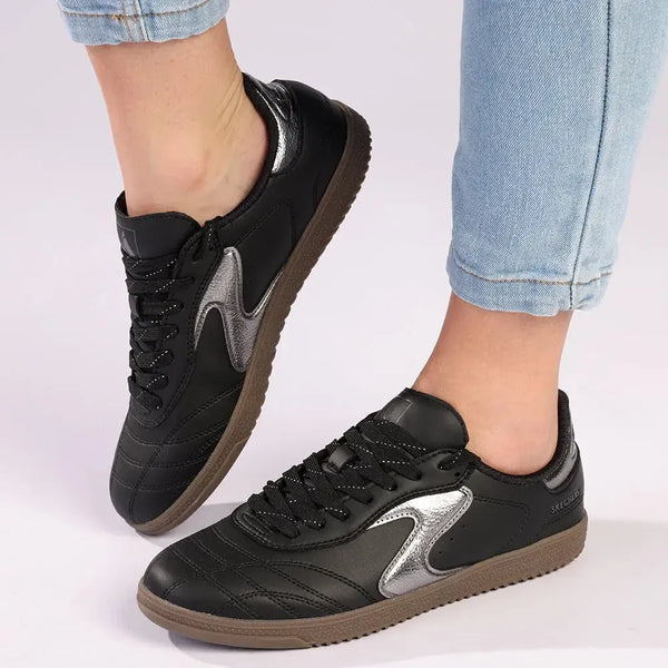 Skechers Hotshot Classic Court Sneaker - Black Silver