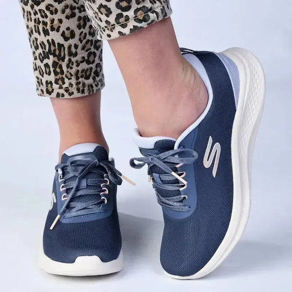 Skechers Skech-Lite Pro 2.0 Lace Up Sneaker - Silver Tan