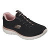 Skechers Summits Lace Up Sneaker - Black Rose Gold
