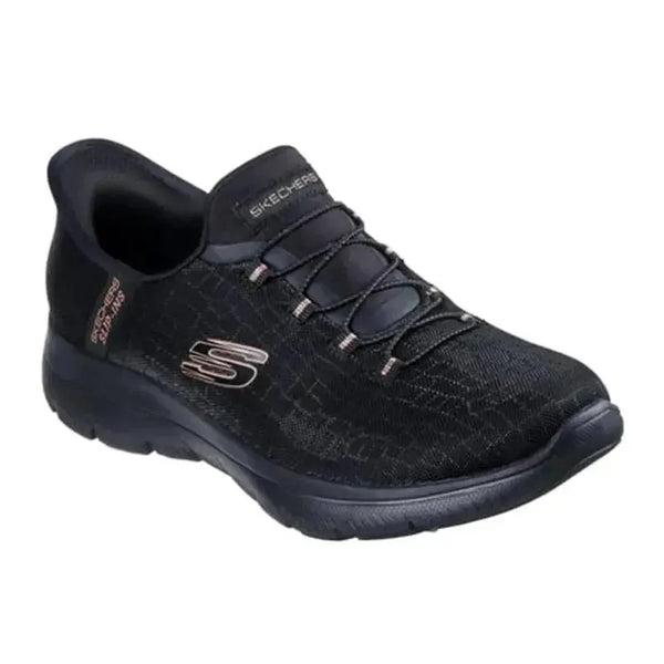 Skechers Summits Slip On Sneaker - Black Gold