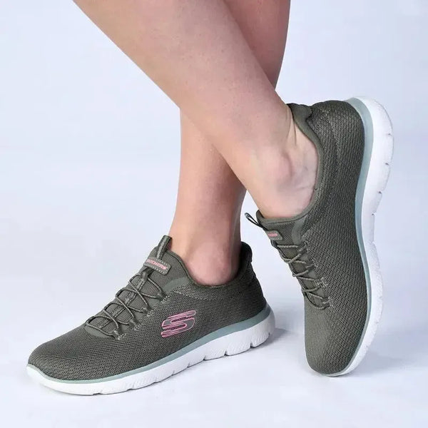 Skechers Summits Slip On Sneaker - Olive