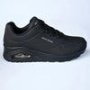 Skechers Uno Lace Up Sneaker - Black Black