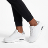 Skechers Uno Lace Up Sneaker - White/ Silver